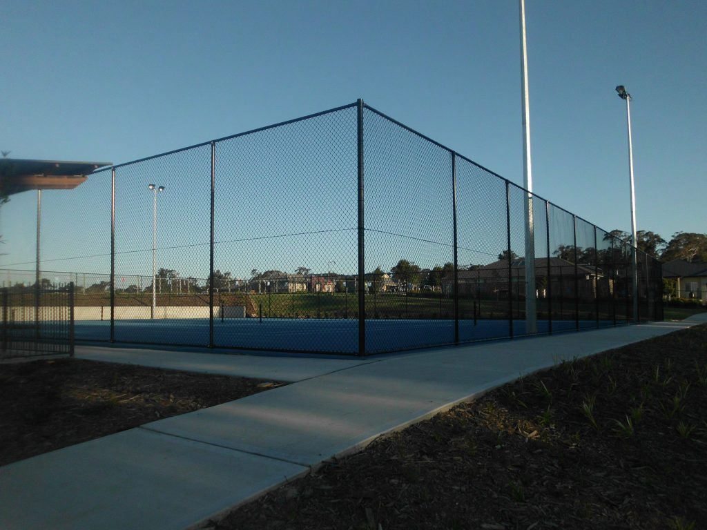 tennis court fencing - Chainwire Fencing Newcastle