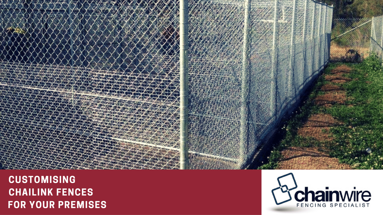 Customising chain link fences for your premises - Chainwire Fencing Newcastle