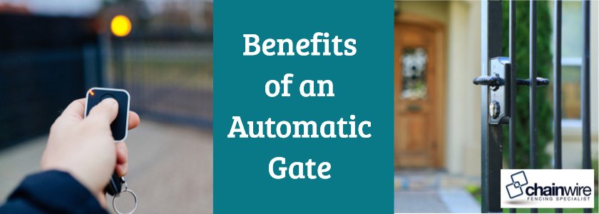 Benefits of an Automatic Gate - Chainwire Fencing Newcastle
