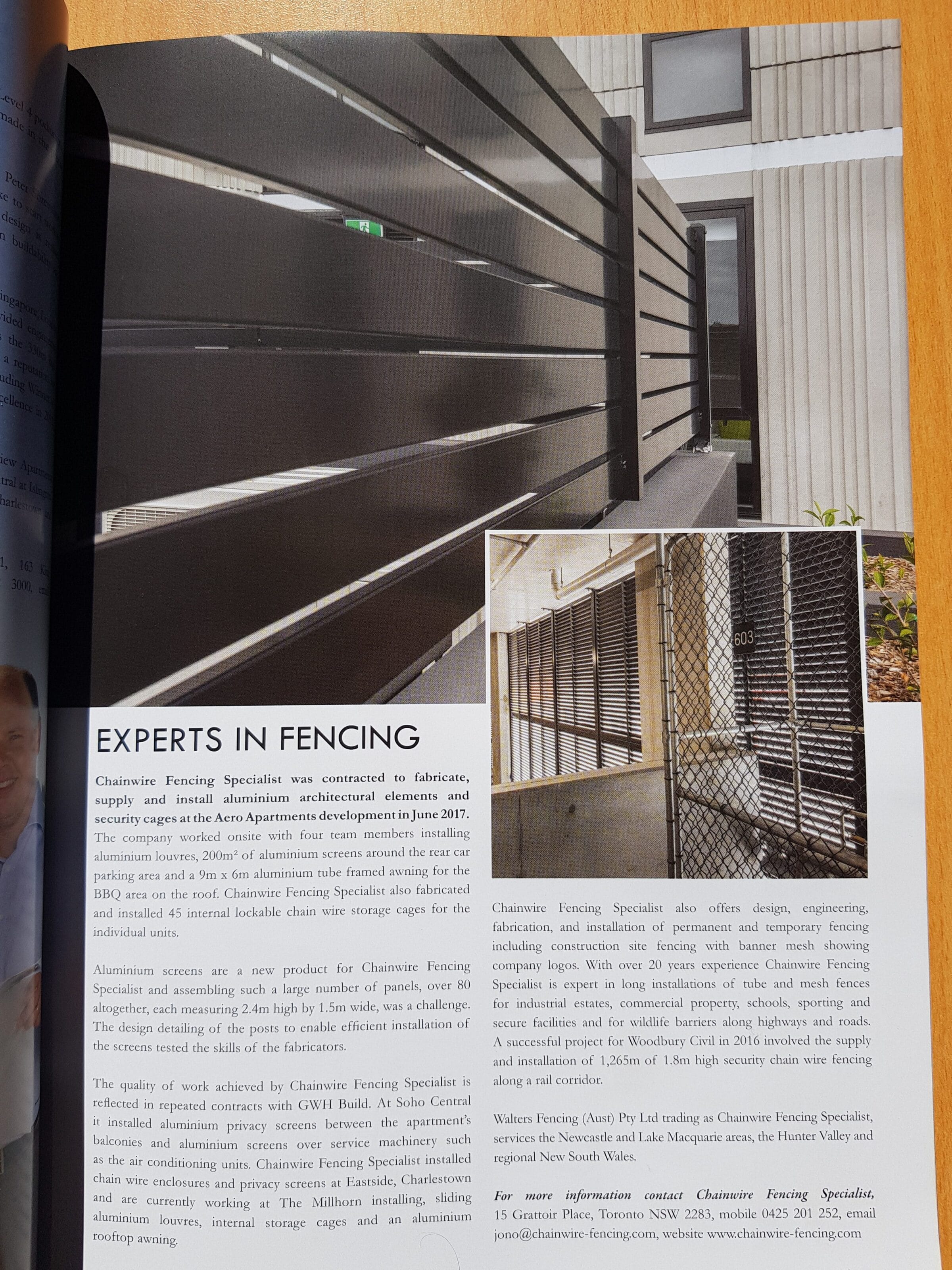 Australian National Construction Review - Chainwire Fencing Newcastle