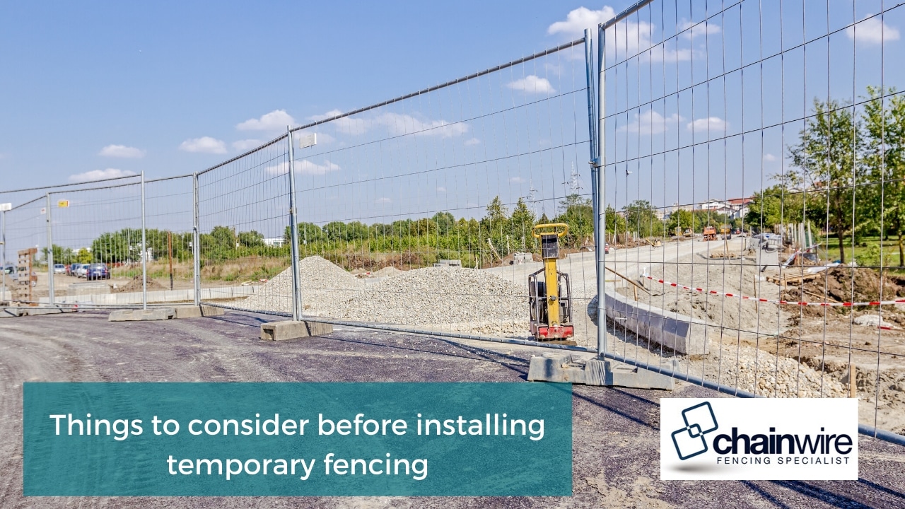 temporary fencing