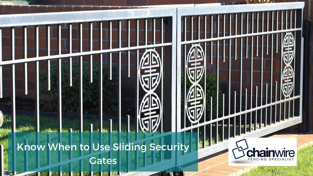Know When to Use Sliding Security Gates