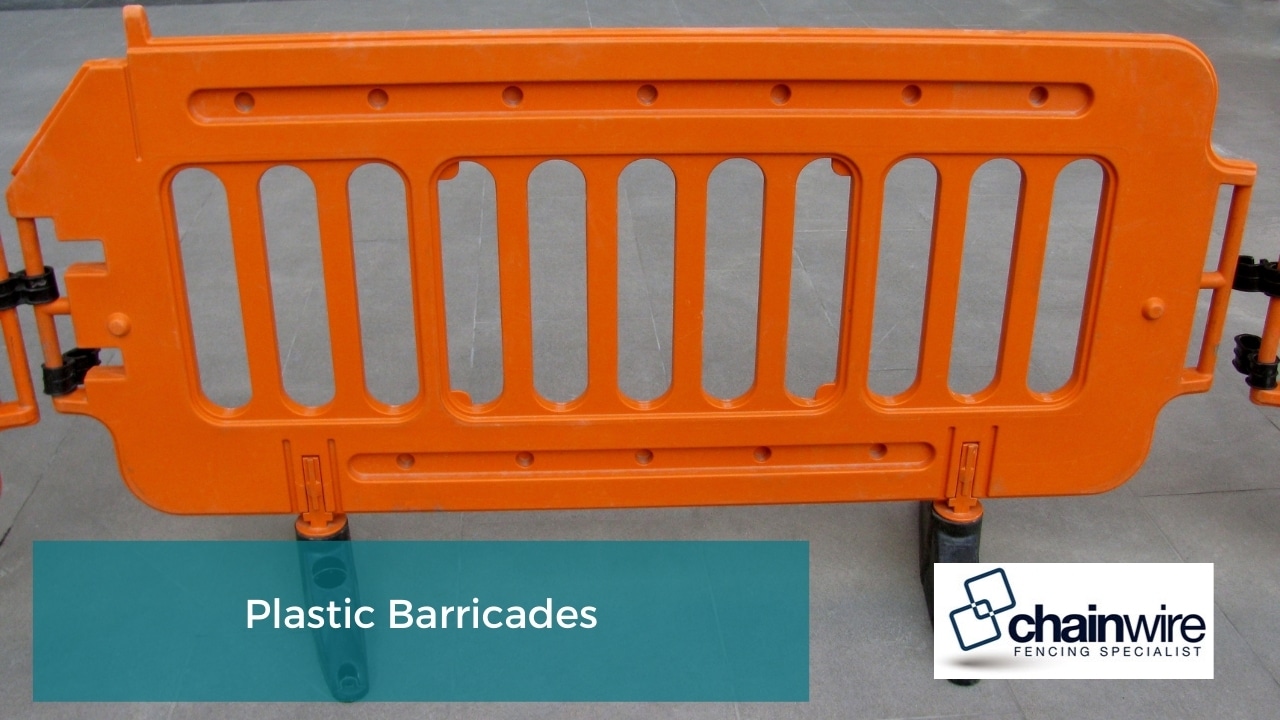 Temporary Fencing - Plastic Barricades