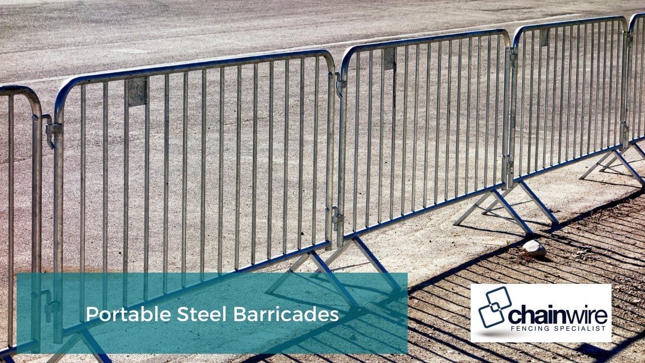 Temporary Fencing - Portable Steel Barricades