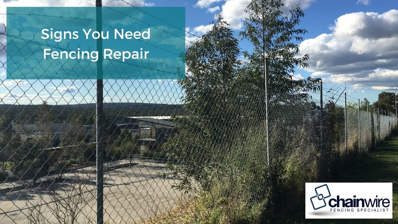 Signs You Need Fencing Repair
