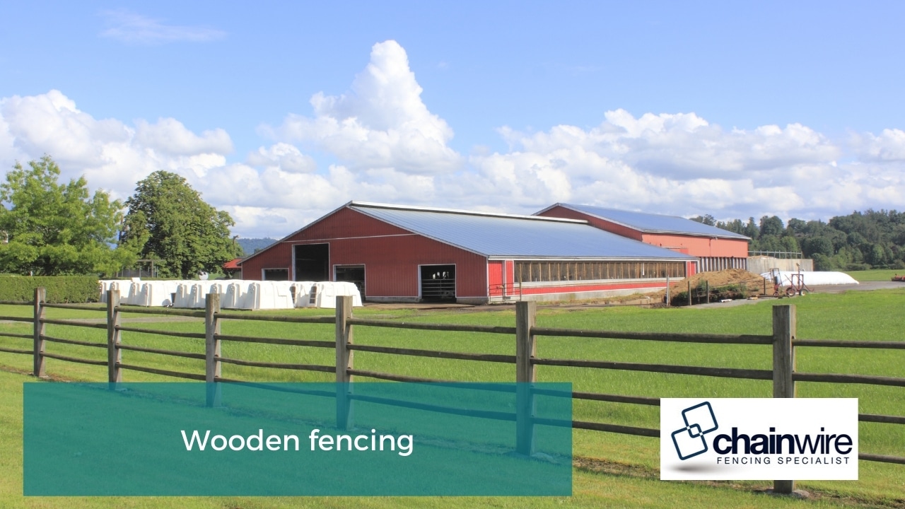 Wooden fencing