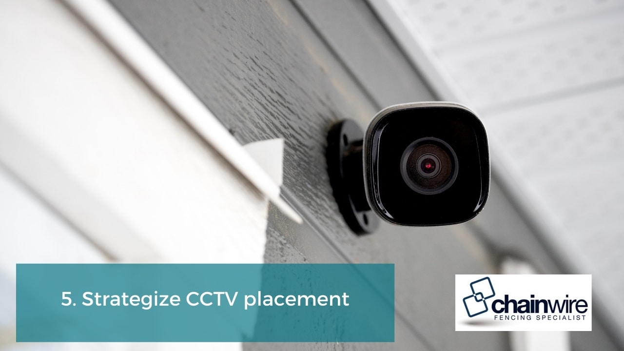 Strategize CCTV placement