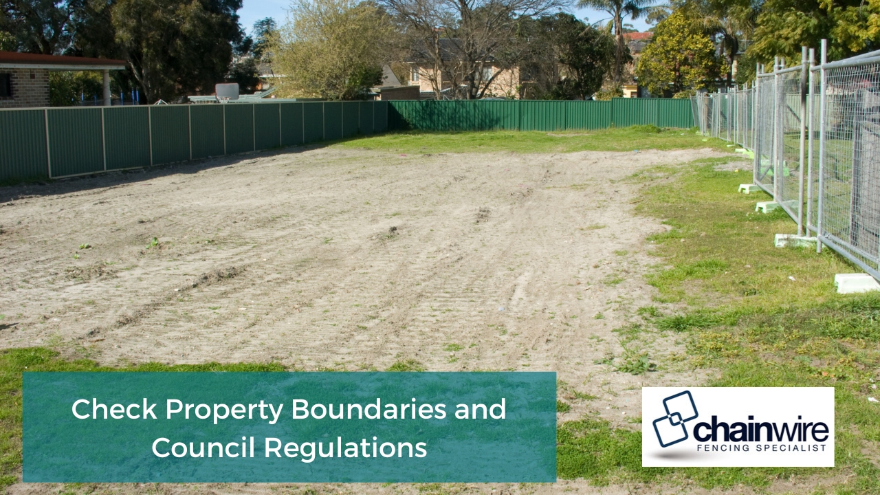 Check Property Boundaries and Council Regulations