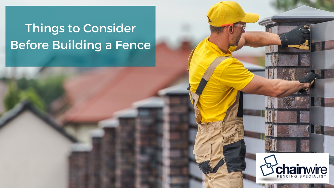 Things to Consider Before Building a Fence