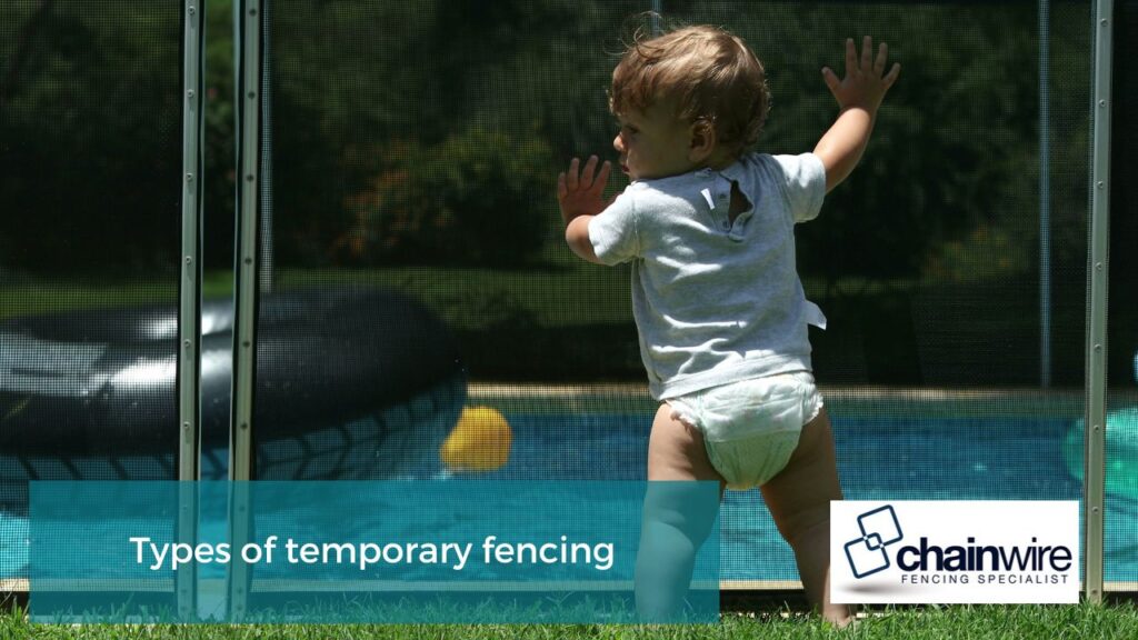 Types of temporary fencing Newcastle