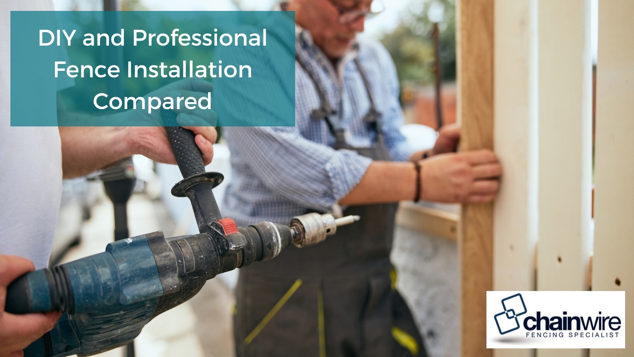 DIY and Professional Fence Installation Compared