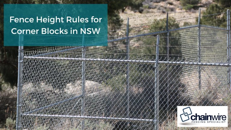 Fence Height Rules for Corner Blocks in NSW