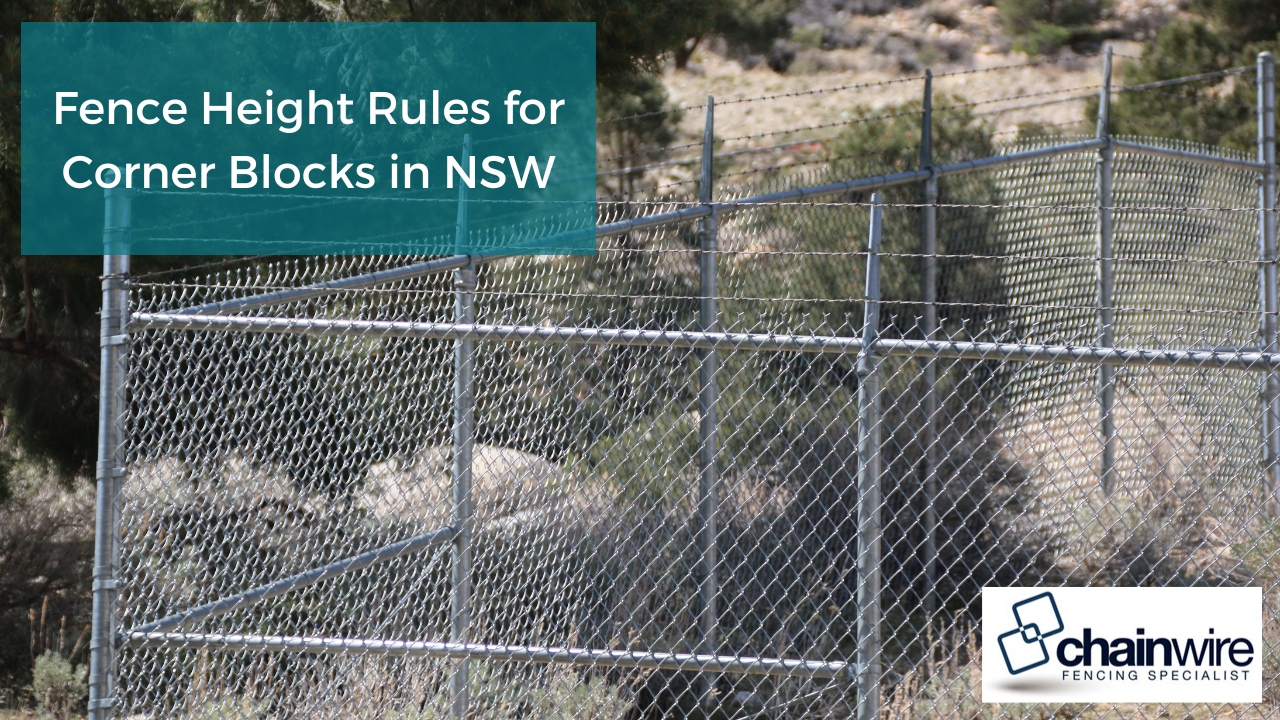 Fence Height Rules for Corner Blocks in NSW